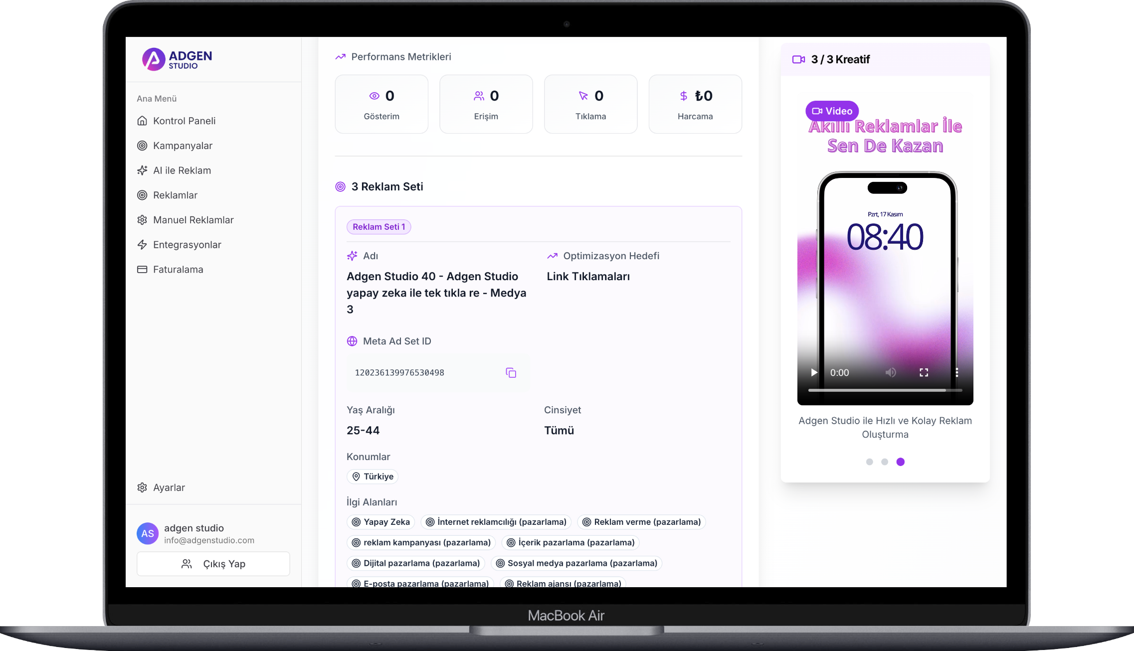 Adgen Studio | AI-Powered Advertising Platform