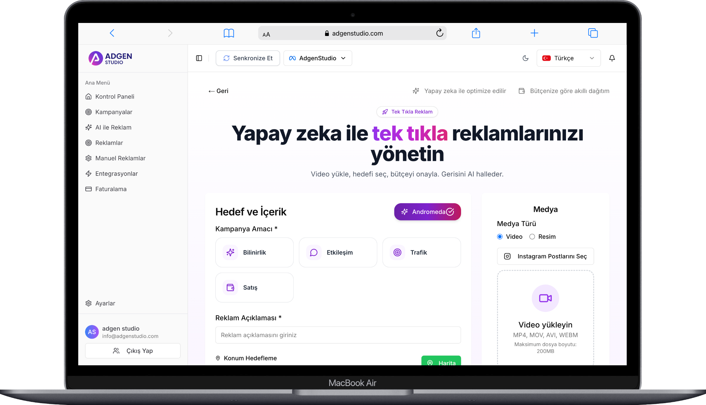 Adgen Studio | AI-Powered Advertising Platform